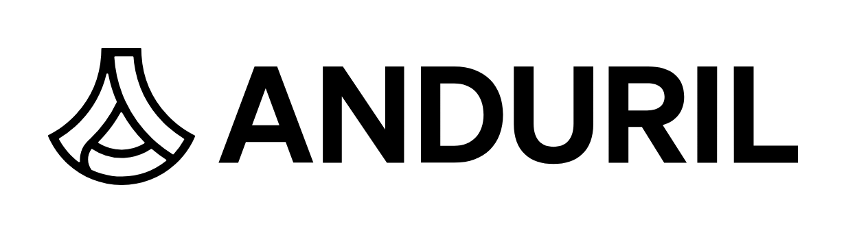 Anduril Industries logo, the defence technology company behind the Fury autonomous air vehicle